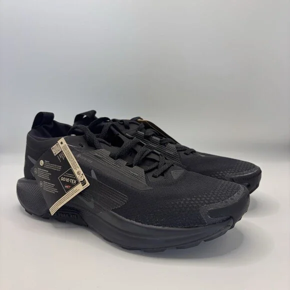 Mens Size 7.5 Nike Pegasus Trail 5 GTX Black Anthracite FQ0908-002 - Picture 4 of 5